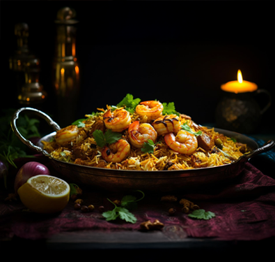  Prawn Thokku Briyani 